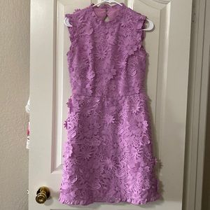 J Crew lilac lace dress